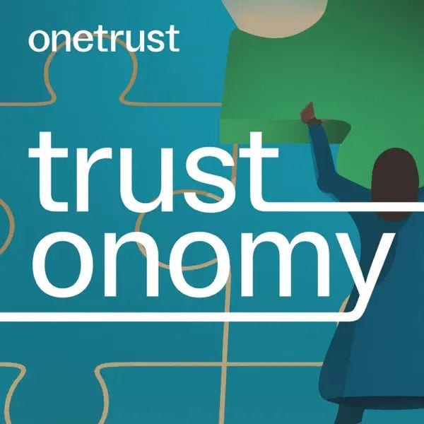 Graphic for the season 2, episode 1 edition of the Trustonomy podcast